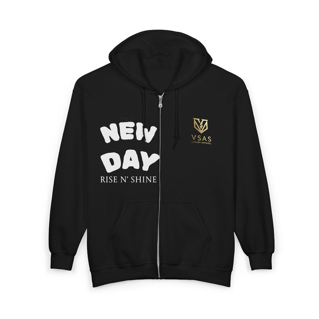 New Day Rise N' Shine sweatshirt | Coffee Sip logo hoodie